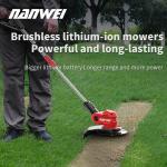 Trimmer Cordless Lawnmower For Grass Lawn In Garden Electric Grass Cutting Green