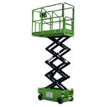 Swivel Wheels Type 240kg Load Mini Scissor Lift Full Electric High Performance
