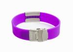Cheap alert id wristband laser engraved elite sport runner id bracelet