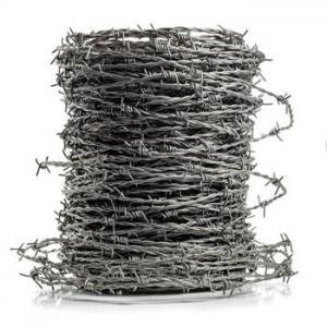 Wholesale Anti Alkali Military Security hot dipped galvanized Barbed Wire Fencing from china suppliers