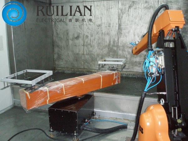 15KW Spray Painting Equipments Artificial Automatic Double Station Robot