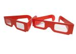 Custom Logo Paper 3D Glasses / Cardboard Three Dimensional Glasses