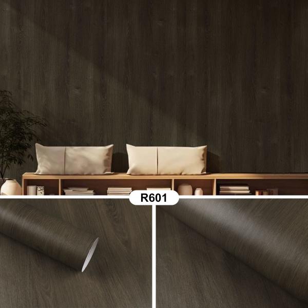 Adhesive Paper & Film Plastic Film Wall Stickers Wood Grain Wallpaper Home