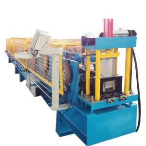 Wholesale 0.3-0.8mm Galvanized Steel Rainwater Half Square Gutter Roll Forming Machine from china suppliers