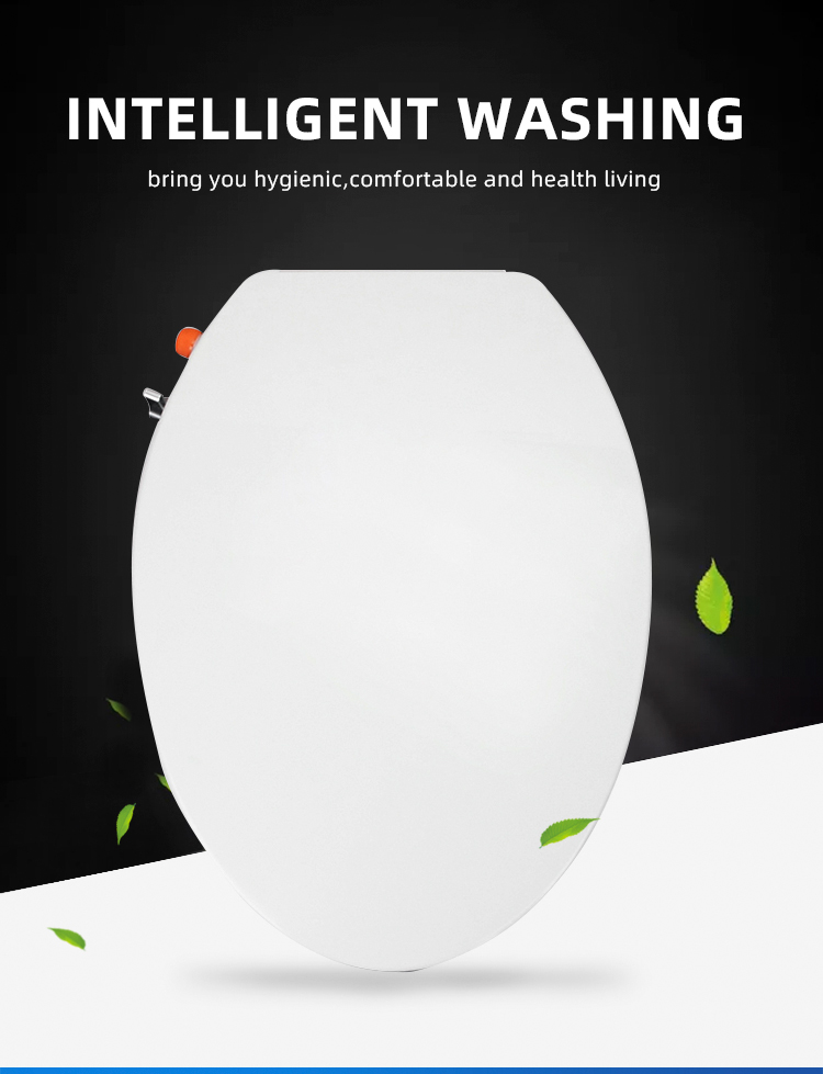 Soft Close Smart Toilet Seat Cover White Color Easy Operation