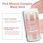 Pink Clay Mud Mask Stick Cleaning Skin Face Mask For All Skin Types