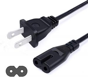 China 2m 6ft 2 Pin USA Figure 8 Power Supply Extension Cable Us Plug To Iec C7 Power Supply Cable Cord on sale