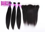Ear To Ear Malaysian Human Hair Straight Extension With Closure Frontal