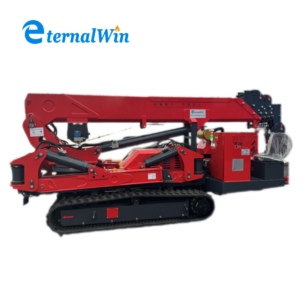 Telescopic Boom 5 Ton Spider Crane Made Of Steel For Optimal Performance