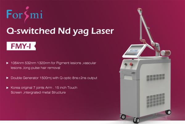 Professional smart machine 1064nm 532nm 12 inch Q-switch nd yag laser tattoo