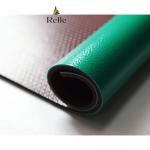 Indoor Green Synthetic Badminton Court Flooring Roll Mat with PVC and Limestone