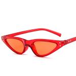Retro Small Petals Drips Design Small Cat Eye Sunglasses Designer Sunnies Fun