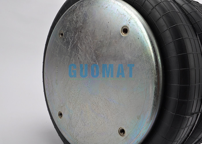 381mm Height Triple Convoluted Air Spring For Slurry Starch Vibrating Screen GUOMAT Pneumatic Bellows Actuators