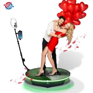 Wholesale 4 Person 360 Rotating Photo Booth With Led Light Phone Ipad Camera Holder Shooting Tool from china suppliers