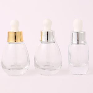 Wholesale Antique 1oz 2oz Empty Dropper Bottles Glass With Silver Or Golden Caps from china suppliers