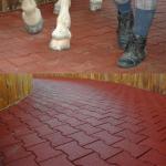 Rubber Paver 3/4 Inch Thick For Horse Walker And Horse Safety Rubber Walkways,