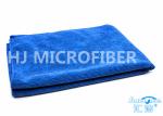 Professional Royal Blue Window Car Cleaning Cloth / Microfiber Drying Towel For