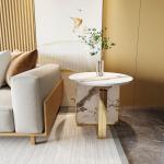 Stainless Steel Marble Coffee End Table Occasional Tables Combination