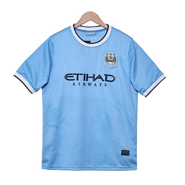 Manchester City 2013 Retro Home Fan Edition Jersey pays tribute to the new era