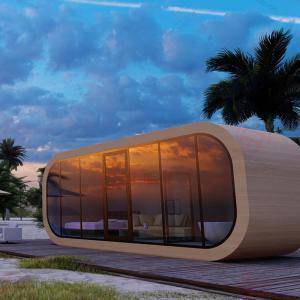 Wholesale Customized Outdoor 40ft Apple Cabins Shed with Modern Design and Sandwich Panel Walls from china suppliers