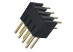 2.54mm 500VAC Pin Header Connector Right Angle Insulator PA6T 3A