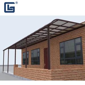 Wholesale Terrace Outdoor Awning Canopy 700mm Polycarbonate Roof Aluminium Pergola 4m X 3m from china suppliers
