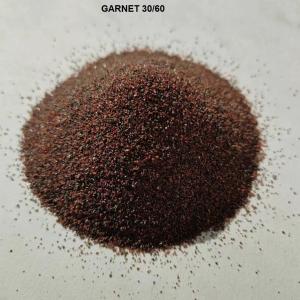 China Sandblasting GARNET 30X60 30/60 MESH : Natural Abrasive medium, Mohs 7.0-7.5, Sa2.5-3 on sale