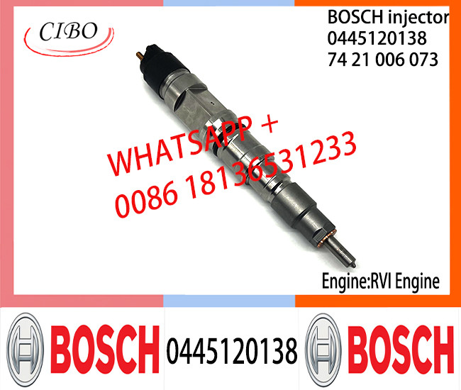 BOSCH 0445120138 7421006073 Neutral Fuel Injector Assembly 0445120138 7421006073 For RVI