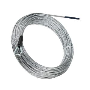 Wholesale Non-Alloy 1x19 Galvanized Steel Wire Rope 1/16 Galvanized Aircraft Cable 100FT Tolerance Other from china suppliers