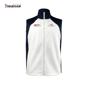 Wholesale Unisex S/M/L/XL Custom Team Cotton Spandex Softshell Sleeveless Baseball Vest Designs from china suppliers