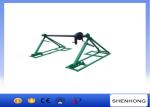 5 Ton Integratd Cable Reel Jack Stands Spooling Heavy Drums With Disc Tension