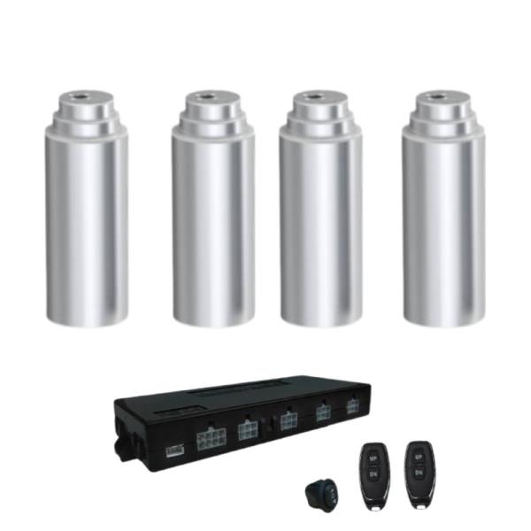 200~400mm Stroke 3 Stage Round Telescoplic Lifting Columns Dual Operation