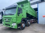 HOWO 8*4 Dump Truck with Green Weichai 371-430HP Heavy Truck and Tire Certificat