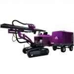 Hydraulic Rotary Crawler DTH Drilling Machine Diesel Power 50m Deep Mining