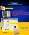 Semi Automatic Tea Powder Filling Machine For Granules Powder Dispensing Filling
