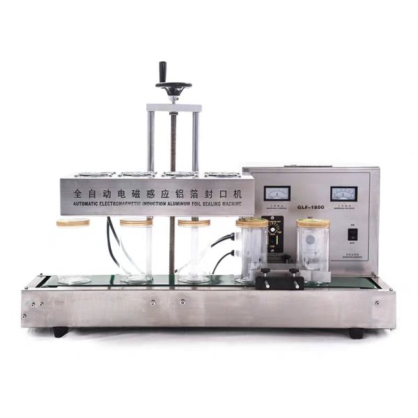 Desktop Continuous Electromagnetic Induction Sealer Aluminum Foil Sealing Machine Packing Machines 50 mm to 120 mm