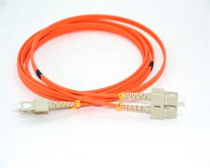 Wholesale LSZH 2.0mm Fiber Optic Patch Cable 3ft SC To Duplex OM2 Multimode Red Color from china suppliers