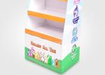 Five Shelves Cardboard POS Displays Customized Graphic For T - Shirt Jacket