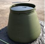 Army Self-Standing PVC Foldable Rain Water Tank Round Top For Fire Fighting