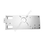 Milling Turning Food Machinery Parts Left Plate Anodizing Machined Aluminium