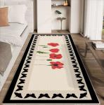 Small Fragrant Wild Crystal Velvet Bedroom Floor Carpets 120*160cm