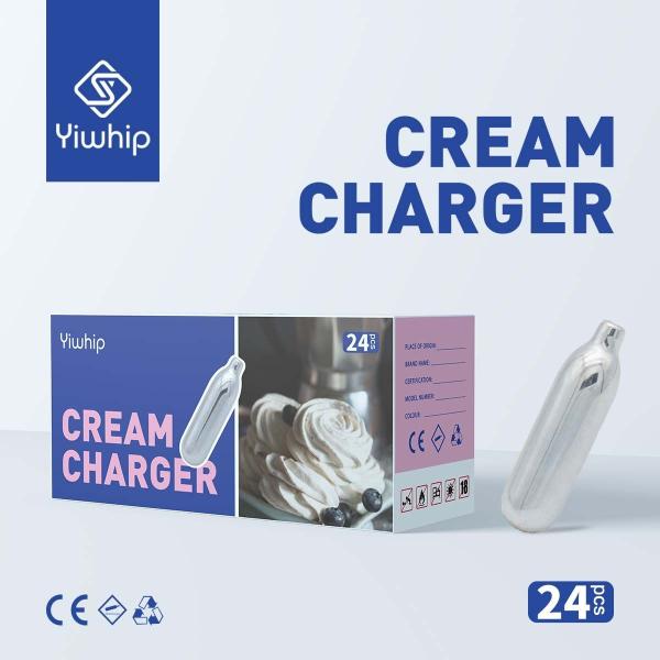 Yiwhip Best Selling 8G N2O Cream Charger For Dessert Tool coffee cream chargers