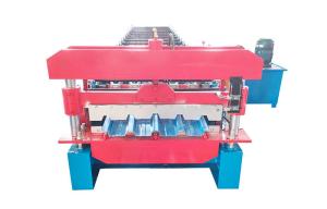 Wholesale High Speed Trapezoidal Metal Sheet Roll Forming Machine 15 M/Min from china suppliers