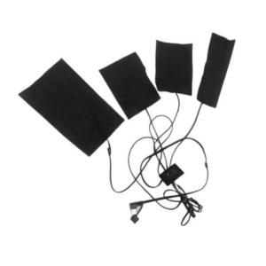 Wholesale Jacket Heating Pad 4pads 4 In 1 Far Infrared 5V USB Heating Sheet For Clothes from china suppliers