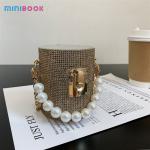 Pearl Evening Bags and Other Pattern Type Minibook Fashion Clutch Bags for Women