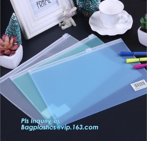 Slider zipper Clear pvc bag for package Vinyl transparent pvc bag cosmetic
