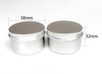 50ml 50*32 Round Threaded Aluminum Box Skin Cream Ointment Grass Plaster Tablets