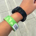 Waterproof Tyvek Wristbands for Event Admission Barcode Number Paper Bracelet