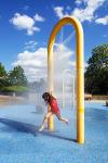 Kids Fiberglass Water Pool Slides in Amusement Water Park