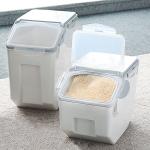 Sealed 10kg Storage Container Airtight Rice Container 5kg White